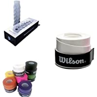 Los mejores  - ZRZ Pack Grip Padel HESACORE Tour Grip + 1und overgrip Wilson Confort Blanco